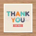 Days 365+85 Thank you card