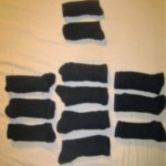 Top 2 socks = $15 each Lower 10 socks = 80 cents each